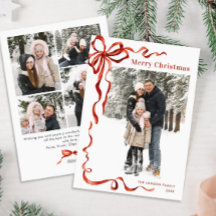 フェスティバルクリスマスボホレッドボウリボン5写真