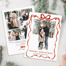 フェスティバルクリスマスボホレッドボウリボン5写真