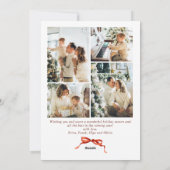 フェスティバルクリスマスボホレッドボウリボン5写真 シーズンカード (裏面)