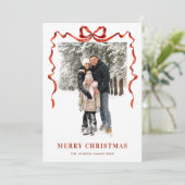 フェスティバルクリスマスボホレッドボウリボン5写真 シーズンカード (スタンド正面)