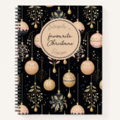 フェスティバルクリスマスボードブルズパターンレシピ ノートブック (正面)