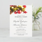 フェスティバルクリスマスボードボールリハーサルディナー 招待状 (スタンド正面)