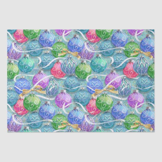 フェスティバルクリスマスボール 薄葉紙 (正面)