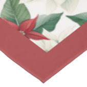 フェスティバルクリスマスポインセティアスダイニングテーブルクロス テーブルクロス (アングル)