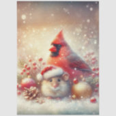 フェスティバルクリスマスマウスとバードフレンズの切り離し 薄葉紙 (正面)