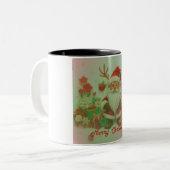 フェスティバルクリスマスマグギフト – すべてのsipで応援! ツートーンマグカップ (正面左)