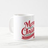 フェスティバルクリスマスマグズフォーホリデイ応援 コーヒーマグカップ (正面左)