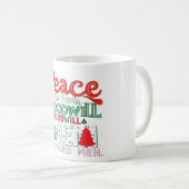 フェスティバルクリスマスマグズフォーホリデイ応援 コーヒーマグカップ (正面右)