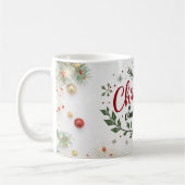 フェスティバルクリスマスマグズフォーホリデージョイ コーヒーマグカップ (左)