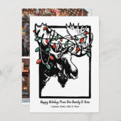 フェスティバルクリスマスムースホリデーカード シーズンカード (正面/裏面)