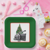 フェスティバルクリスマスムービー視聴パーティー紙プレート ペーパープレート (パーティー)