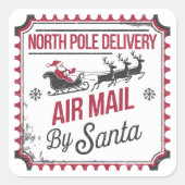 フェスティバルクリスマスメール配信 スクエアシール (正面)