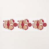 フェスティバルクリスマスヨガマットデザイン ヨガマット (裏面(横))