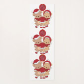 フェスティバルクリスマスヨガマットデザイン ヨガマット (裏面)