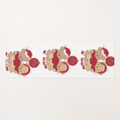 フェスティバルクリスマスヨガマットデザイン ヨガマット (正面(横))