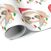 フェスティバルクリスマスライトとスロースパーティー ラッピングペーパー (ロールコーナー)