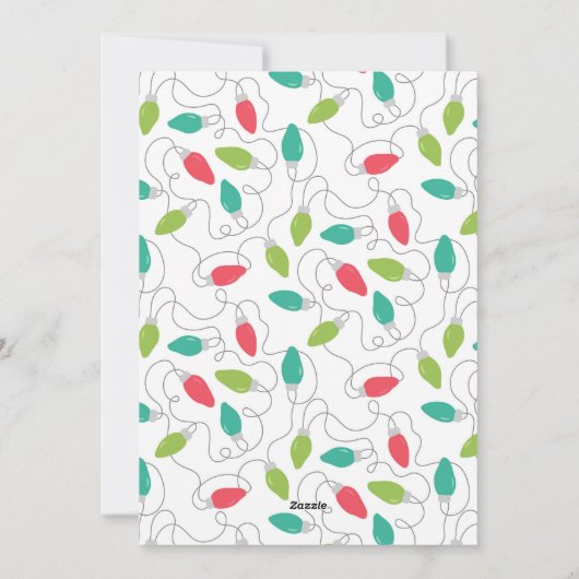 フェスティバルクリスマスライトフォトカード シーズンカード (裏面)