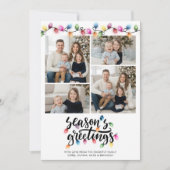 フェスティバルクリスマスライト季節のごあいさつ4写真 シーズンカード (正面)