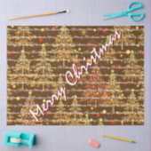 フェスティバルクリスマスラグジュアリークリスマスツリー 薄葉紙 (クラフト)