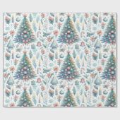 フェスティバルクリスマスラッピング紙デザイン ラッピングペーパー (フラット)