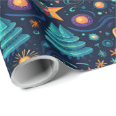 フェスティバルクリスマスラッピング紙デザイン ラッピングペーパー (ロールコーナー)