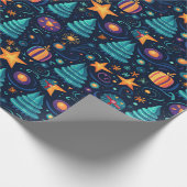 フェスティバルクリスマスラッピング紙デザイン ラッピングペーパー (角)