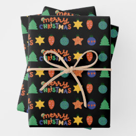 フェスティバルクリスマスラッピング紙 ラッピングペーパーシート