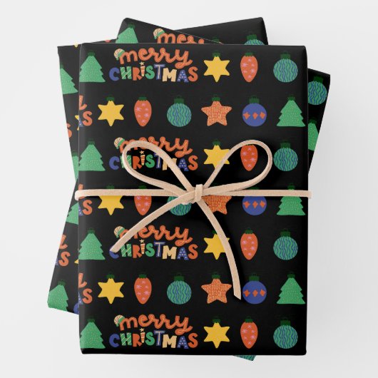 フェスティバルクリスマスラッピング紙 ラッピングペーパーシート (インサイチュ)