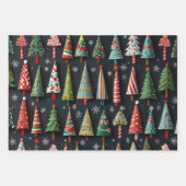 フェスティバルクリスマスラッピング紙 ラッピングペーパーシート (正面)