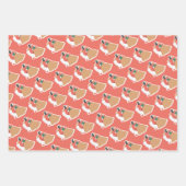 フェスティバルクリスマスラッピング紙 ラッピングペーパーシート (正面3)