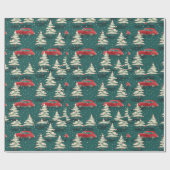 フェスティバルクリスマスラッピング紙 ラッピングペーパー (フラット)