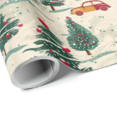 フェスティバルクリスマスラッピング紙 ラッピングペーパー (ロールコーナー)