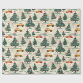 フェスティバルクリスマスラッピング紙 ラッピングペーパー (フラット)