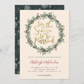 フェスティバルクリスマスリースティザシーズン結婚ズ シーズンカード (正面/裏面)