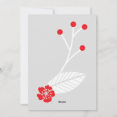 フェスティバルクリスマスリースフォトカード シーズンカード (裏面)