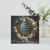 フェスティバルクリスマスリースホリデーパーティー 招待状 (スタンド正面)