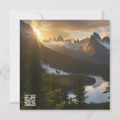 フェスティバルクリスマスリースホリデーパーティー 招待状 (裏面)