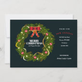 フェスティバルクリスマスリース引っ越しの発表 シーズンカード (正面)