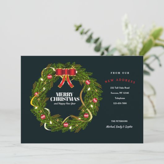 フェスティバルクリスマスリース引っ越しの発表 シーズンカード (スタンド正面)