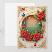 フェスティバルクリスマスリース (正面/裏面)