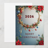 フェスティバルクリスマスリース (正面/裏面)