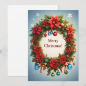 フェスティバルクリスマスリース (正面/裏面)