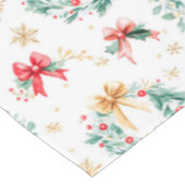 フェスティバルクリスマスリース テーブルクロス (アングル)