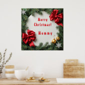 フェスティバルクリスマスリース ポスター (キッチン)