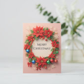 フェスティバルクリスマスリース ポストカード (スタンド正面)