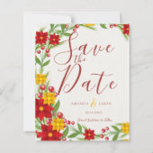 フェスティバルクリスマスレッドイエローリースフローラ結婚 (正面)