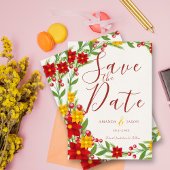 フェスティバルクリスマスレッドイエローリースフローラ結婚