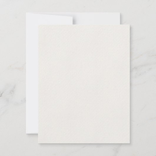 フェスティバルクリスマスレッドグリーンリースフローラ結婚 招待状 (裏面)