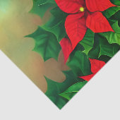 フェスティバルクリスマスレッドポインセチア花 薄葉紙 (詳細)