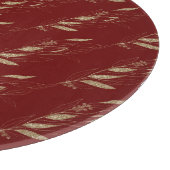 フェスティバルクリスマスレッド金ゴールドトレー切断板 カッティングボード (角)